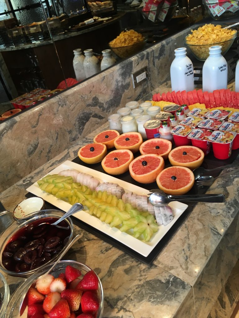 シャングリラホテル台北のホライゾンクラブラウンジ朝食２